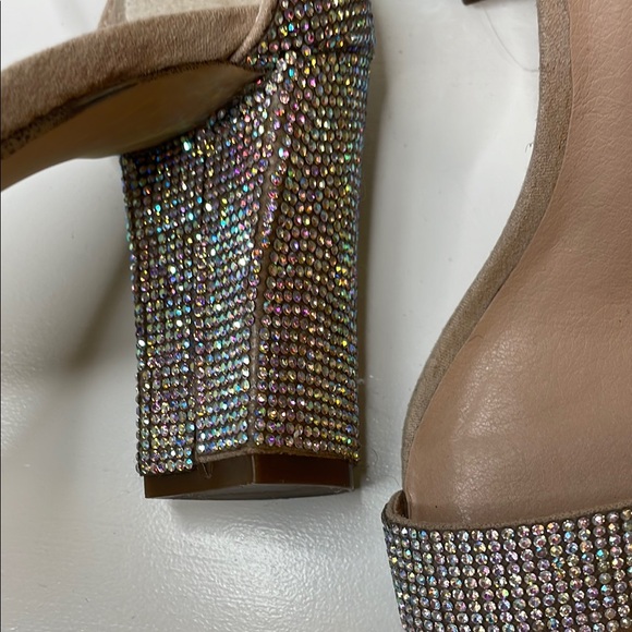 Madden Girl Silver Sparkle Heels - Picture 5 of 7